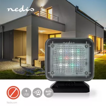 Nedis TV Simulator imitacinė apsaugos kamera juoda dėžutė