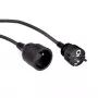 Prailginimo laidas LOGON PSPC02 — 2 m, 1 AC lizdas, juodas