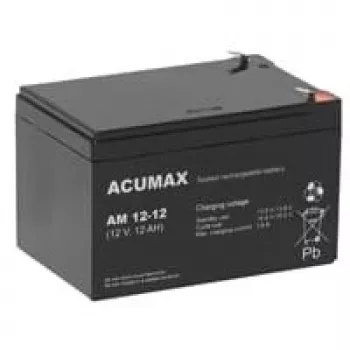 Akumuliatorius 12V 12AH VRLA AM12-12 Acumax EMU