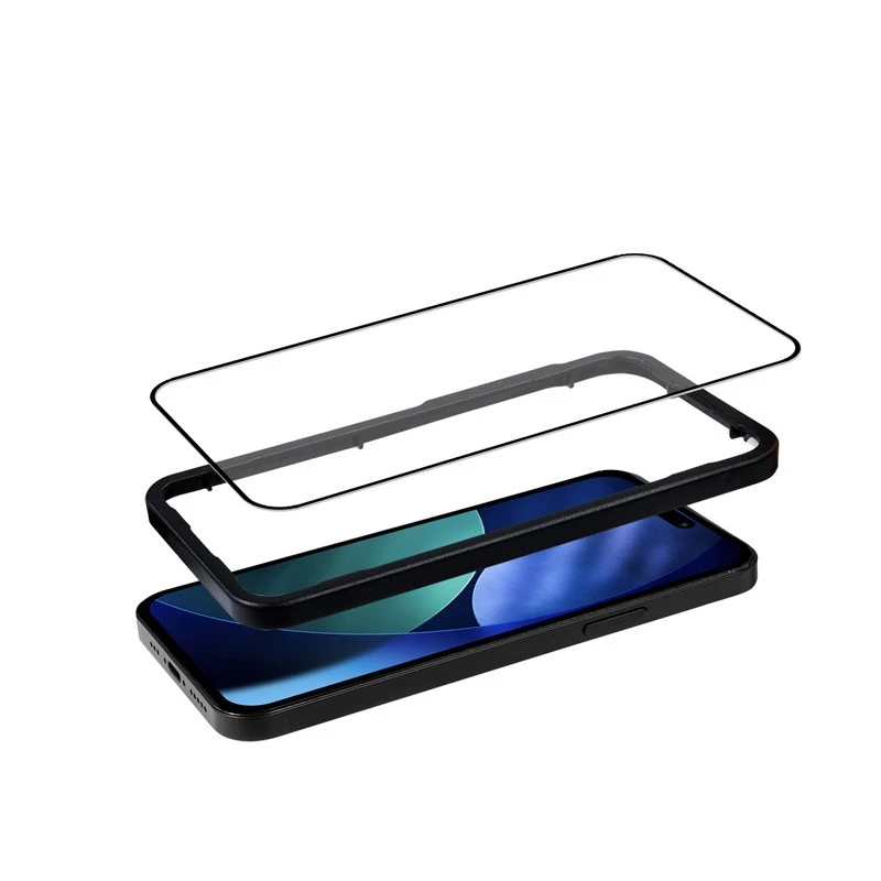 Grūdinto stiklo apsauginis stikliukas Crong iPhone 17 Pro Max – su montavimo paslauga