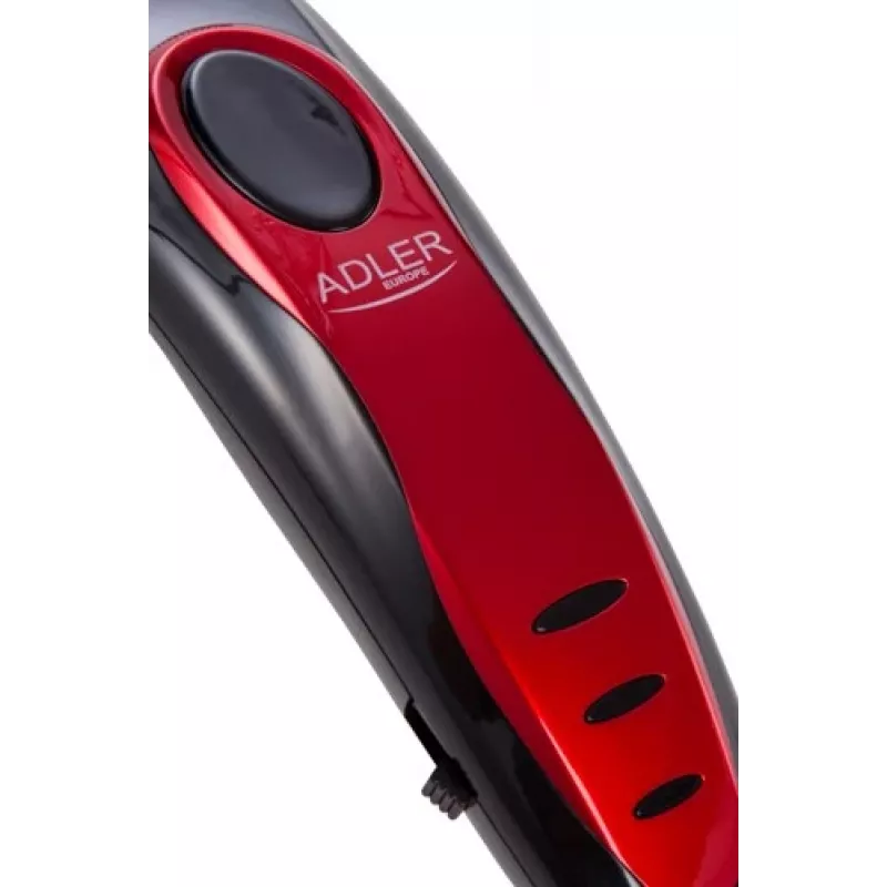 Adler AD 2825 plaukų kirpimo mašinėlė, juoda/raudona
