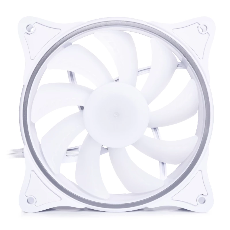 Alphacool Rise Aurora 120mm ARGB korpuso ventiliatorius – baltas