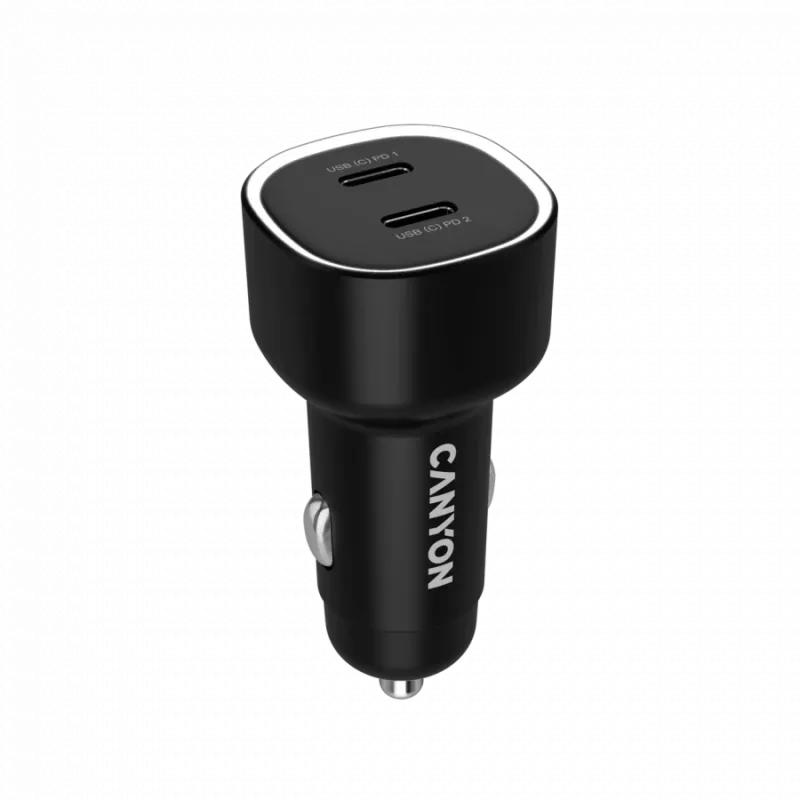 Automobilinis įkroviklis CANYON OnDrive 60 PD 60W 2xUSB-C