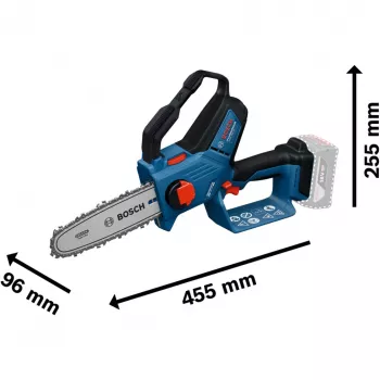 Bosch GKE 18V-20 Professional akumuliatorinis genėjimo pjūklas, 18 V, mėlynas, be akumuliatoriaus ir įkroviklio