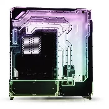 Šoninis skydelis PC korpusui Singularity Spectre 4 Dual Loop, permatomas akrilas