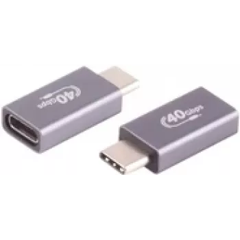 USB-C į USB-C lizdų adapteris ShiverPeaks BS13-60004 pilkas