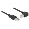 USB kabelis DeLOCK 2 m USB 2.0 USB A USB B juodas