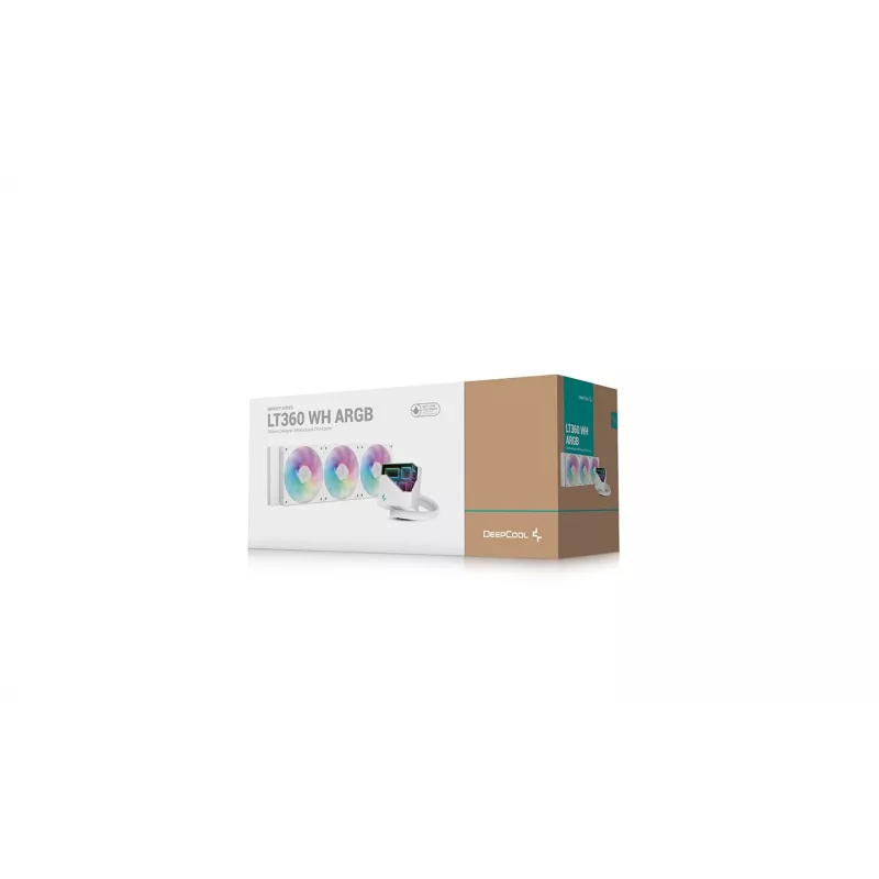 DeepCool LT360 procesoriaus skysčinis aušintuvas 12 cm Baltas