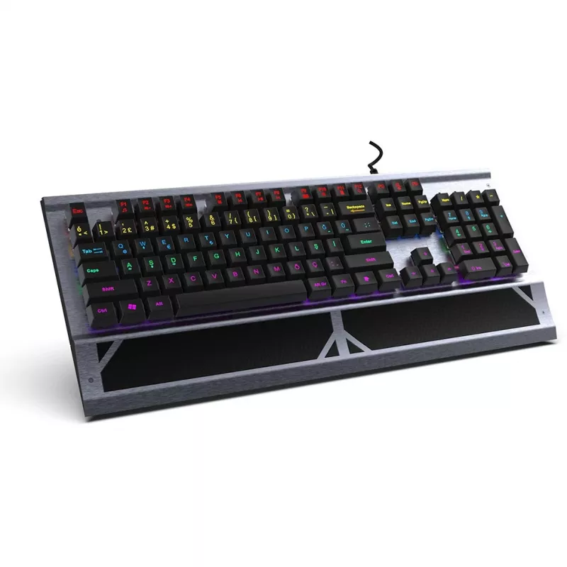 Incase Gaming Keyboard IKG-444 Mechaninė, RGB, vokiškas išdėstymas, mažmeninė pakuotė