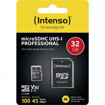 Intenso Professional microSDHC 32 GB atminties kortelė
