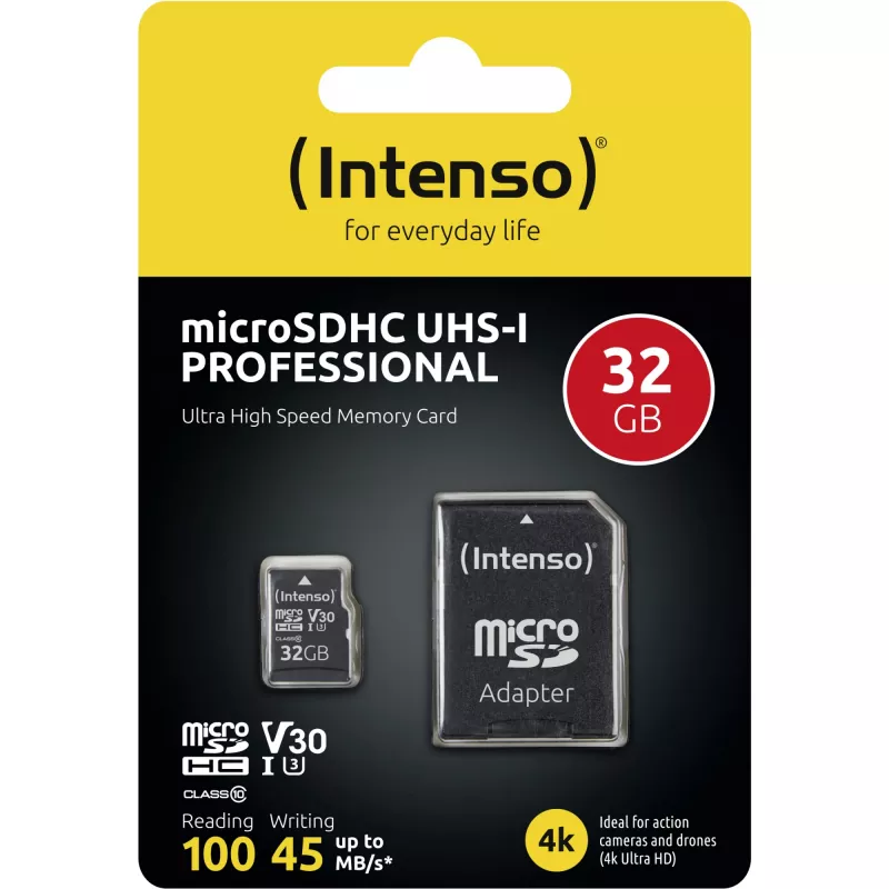 Intenso Professional microSDHC 32 GB atminties kortelė