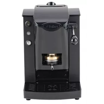 Kavos kapsulinis aparatas FABER Slot Plast Semi-automatinis 1.3 L vandens bakas, 500 W, juodas, 1 puodelis