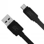 Matte Flat Cable - USB-A į Micro-USB