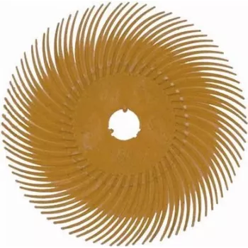 Disko šepetys su šereliais 3M RB-ZB K80 Ø76,2 mm, kiaurymė 9x1 mm