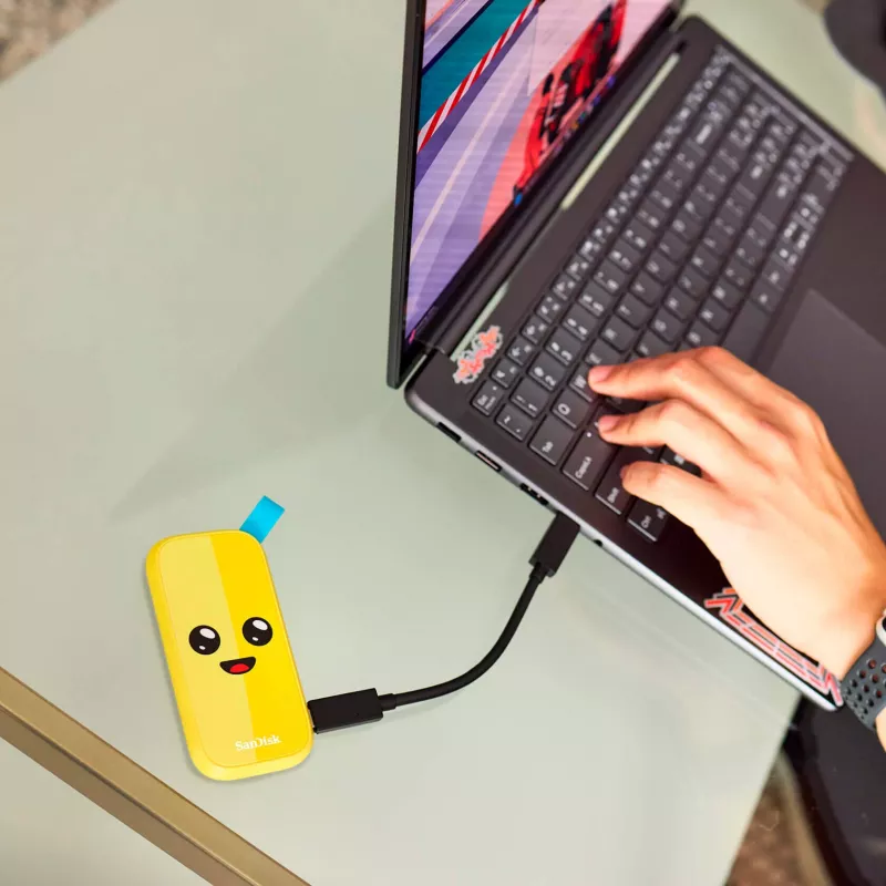 Išorinis kietasis diskas SanDisk 2TB USB Type-C 3.2 Gen 2 SDSSDE30-2T00-G25F