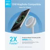 Anker MagGo belaidis įkroviklis stovas White USB belaidis greitasis įkrovimas patalpoms