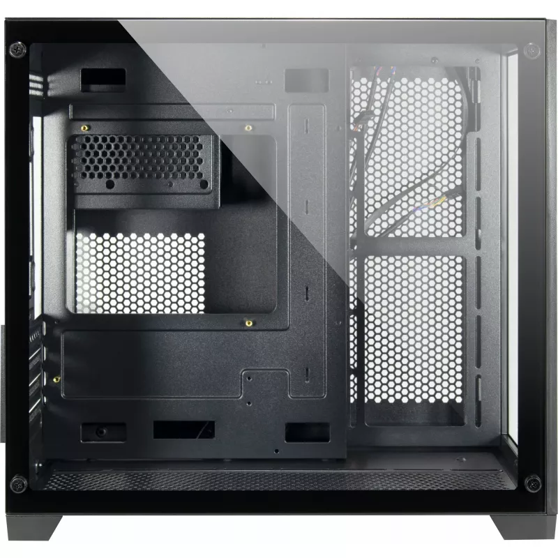 Korpusas Inter-Tech C-501 Aspect Midi Tower Juodas