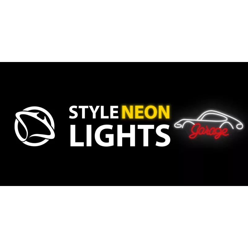 Dekoratyvinis neoninis šviestuvas MANTA SNL95WH balta-raudona