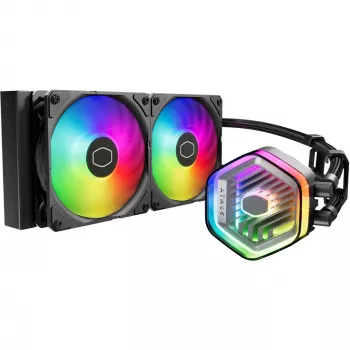 COOLER MASTER MasterLiquid MLX-D24M 240mm ARGB skysčio aušintuvas procesoriui