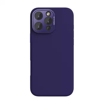 Dėklas Nillkin LensWing Magnetic iPhone 16 Pro Max — violetinis, magnetinis tvirtinimas, tikslūs išpjovimai
