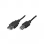 Manhattan USB-B į USB-A 2.0 jungiamasis kabelis, 3 m, juodas (333382)