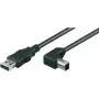 Wentronic Goobay USB 2.0 Hi-Speed kabelis, juodas, 1 m – USB 2.0 kištukas (A tipo) > USB 2.0 kištukas (B tipo) (93017)