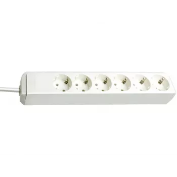 brennenstuhl Power Strip Eco-Line, 6 lizdų, balta (1159420015)