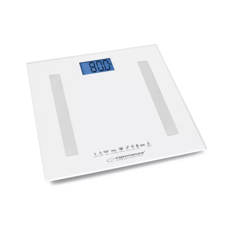 Esperanza EBS016W asmeninės svarstyklės Kvadratinės Baltos Elektroninės