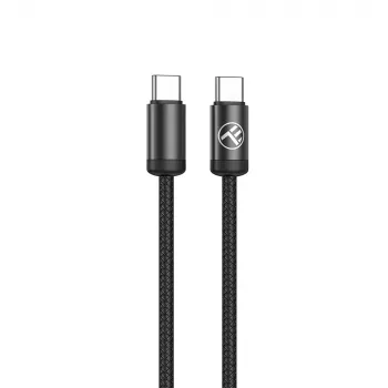 USB-C laidas Tellur TLL155791, 1 m, 3A, juodas