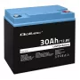 Įkraunama LiFePO4 baterija QOLTEC 12,8V 30Ah 384Wh su BMS