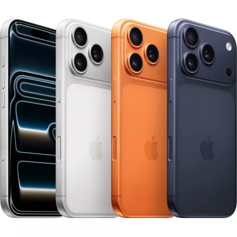 Apple iPhone 17 Pro (512 GB, Arancione Cosmico, 6,3 colio, dviejų SIM, 5G) išmanusis telefonas