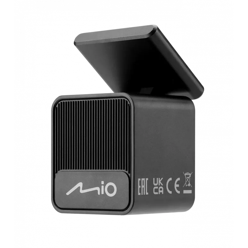 Mio MiVue J20 Full HD vaizdo registratorius su Wi-Fi, cigarečių degtuko adapteriu, juodas