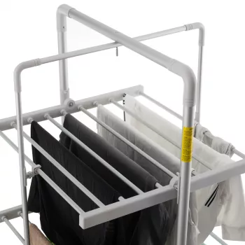 Elektrinis sulankstomas drabužių džiovintuvas Adler AD 7829 — 300 W, 148×52×90 cm, baltas, laisvai pastatomas