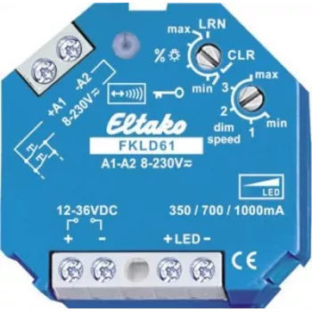 Dimmerinis jungiklis Eltako FKLD61 300W 1–10V – sieninis LED reguliatorius