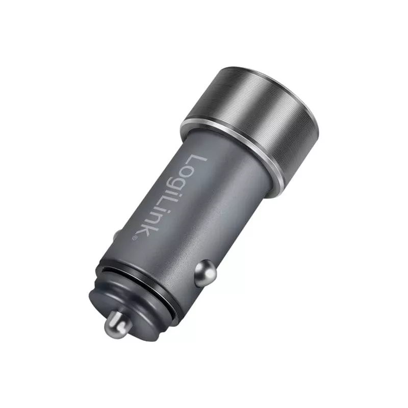 LogiLink automobilinis maitinimo šaltinis 36 W, 3 A, PD 3.0, QC 3.0, 2 išėjimai (USB, USB-C 24 kontaktų)
