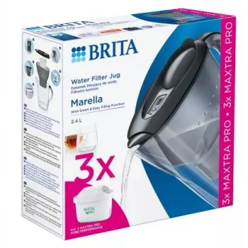 BRITA Marella 2,4 L mėlynas vandens filtras + 3 MAXTRA PRO Pure Performance kasetės