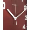 NeXtime klok 3053ro Dash Red, Ø35 cm, sieninis, raudonas/sidabrinis