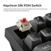Mechaninė 75% klaviatūra Keychron Q1 Ultra 8K — USB + RF belaidis + Bluetooth, RGB, juoda