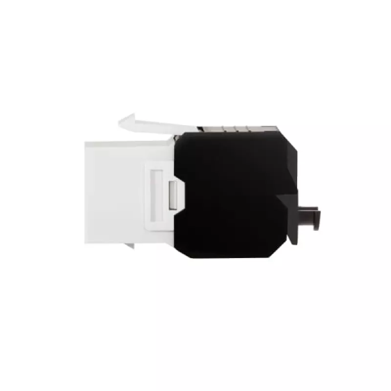 LogiLink NK4066 Keystone modulis, plokščias, juodas/baltas, RJ45