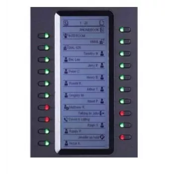 Grandstream Networks GXP2200EXT IP papildymo modulis, juodas, 20 mygtukų