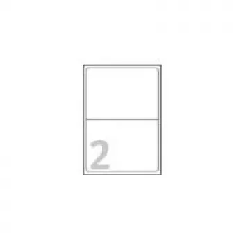 Avery L7168-100 adresų etiketės – baltos, 199,6 x 143,5 mm, 200 etikečių (100 lapų x 2)