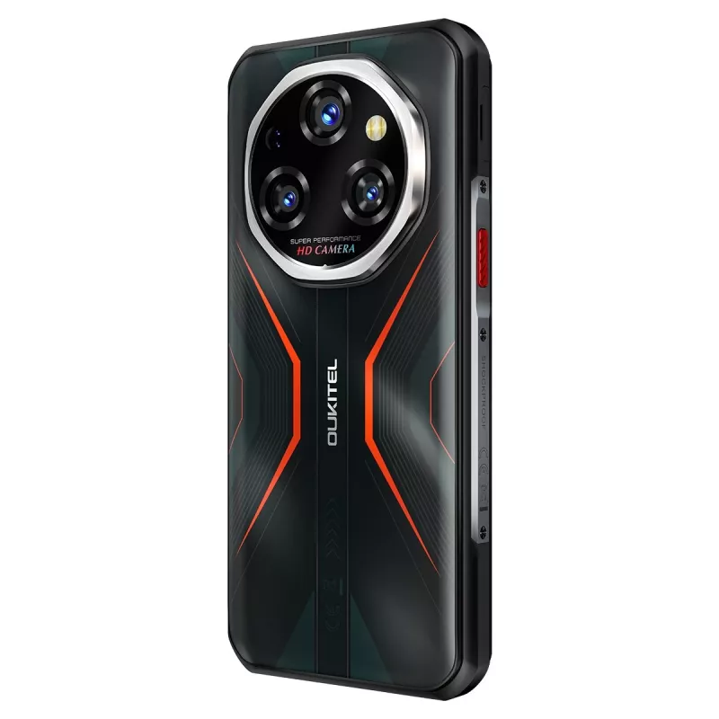 Išmanusis telefonas Oukitel WP55 6.6 colio 12GB 256GB DS 11000mAh Oranžinis