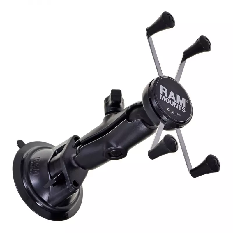 Telefono laikiklis RAM Mounts X-Grip Large su sukimo fiksatoriaus siurbtuku