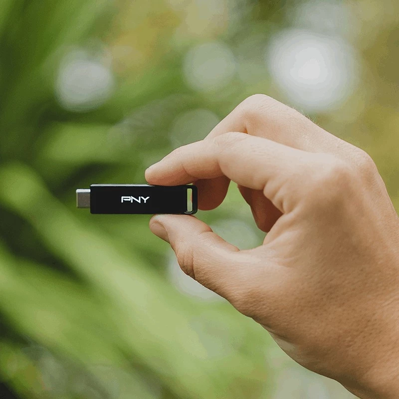 PNY Elite-X USB atmintukas 64 GB USB Type-C 3.2 Gen 1 (3.1 Gen 1) juodas (P-FDI64GELTXC-GE)