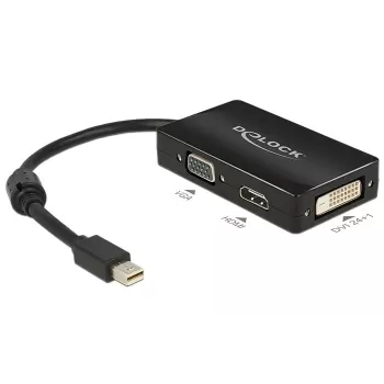 Adapteris DeLOCK 0,16 m Mini DisplayPort / VGA + HDMI + DVI