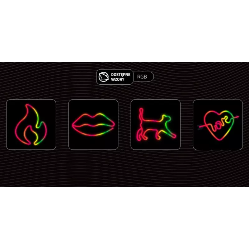 Dekoratyvinė neoninė šviesa MANTA SNL58RGB RGB LED juosta