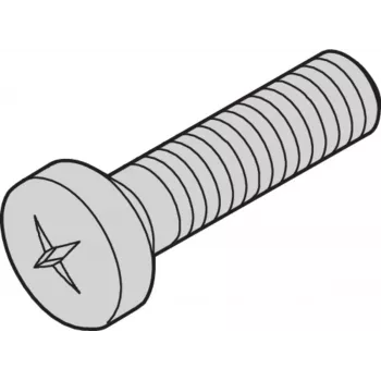 SCHROFF SCREW POSIPAN M4X10MM (100 vnt.) - stovo aksesuaras (21100513)