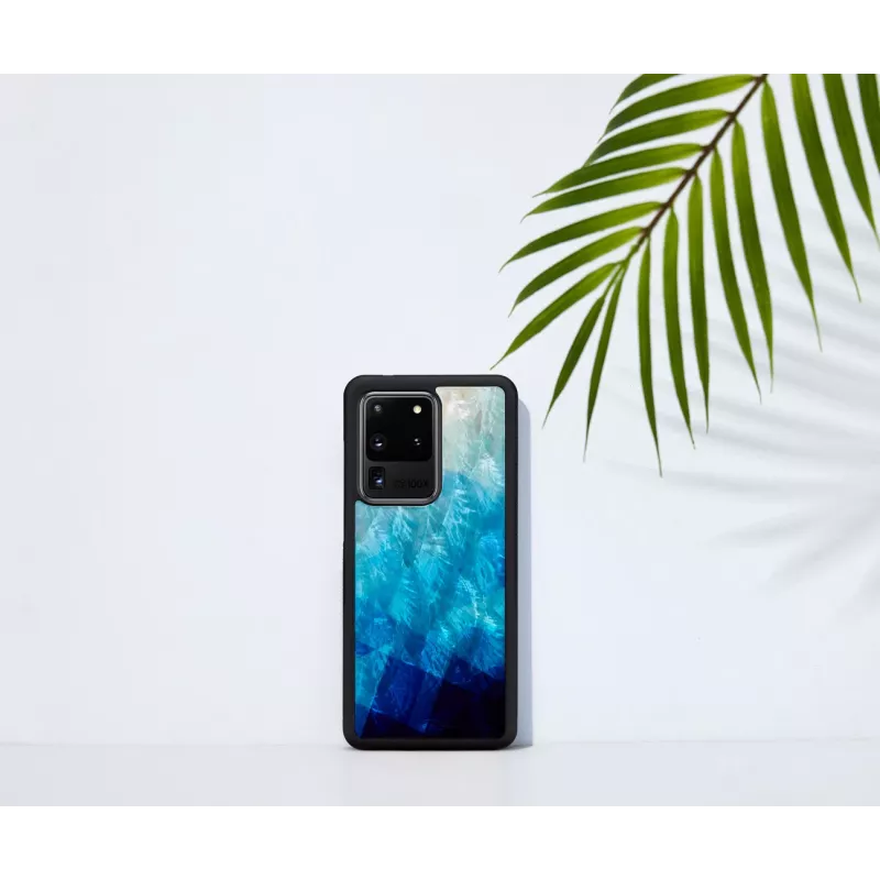 Apsauginis dėklas iKins Samsung Galaxy S20 Ultra, mėlynas ežeras/juodas
