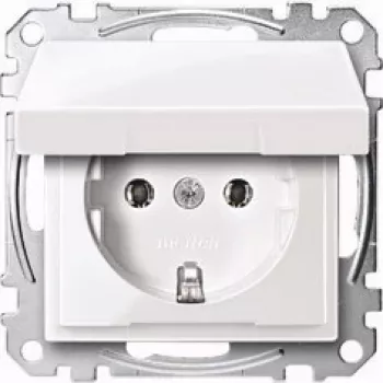 Kištukinis lizdas Merten MEG2311-0325 CEE 7/3 baltas, termoplastikas, 250 V 16 A