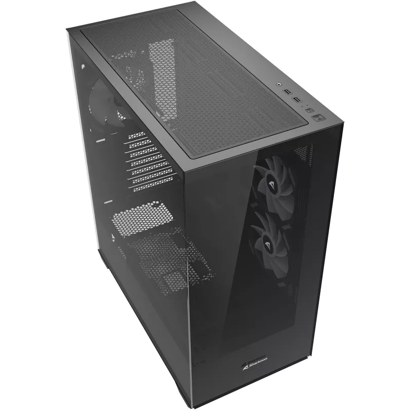 Korpusas Sharkoon SK6 ARGB Tower ATX Juodas